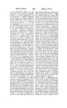 Bild der Seite - 315 - in Biographisches Lexikon des Kaiserthums Oesterreich - Schrötter-Schwicker, Band 32