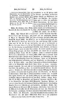 Image of the Page - 33 - in Biographisches Lexikon des Kaiserthums Oesterreich - Stehlik-Stietka, Volume 38