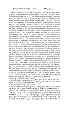 Image of the Page - 277 - in Biographisches Lexikon des Kaiserthums Oesterreich - Wallnöfer-Weigelsperg, Volume 53