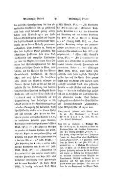 Image of the Page - 21 - in Biographisches Lexikon des Kaiserthums Oesterreich - Weil-Weninger, Volume 54