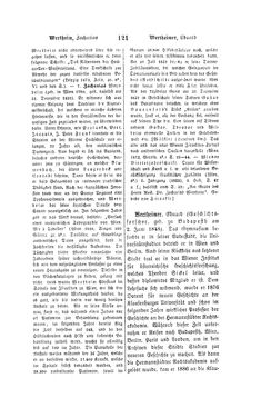 Bild der Seite - 121 - in Biographisches Lexikon des Kaiserthums Oesterreich - Weninger-Wied, Band 55