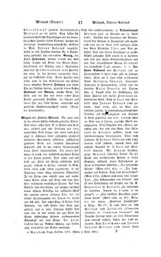 Bild der Seite - 17 - in Biographisches Lexikon des Kaiserthums Oesterreich - Wiedemann-Windisch, Band 56