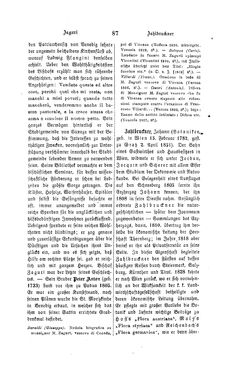 Image of the Page - 87 - in Biographisches Lexikon des Kaiserthums Oesterreich - Wurmser-Zhuber, Volume 59