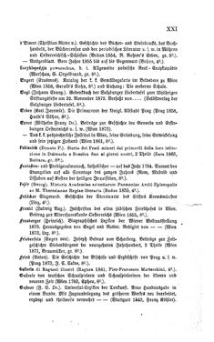 Bild der Seite - XXI - in Biographisches Lexikon des Kaiserthums Oesterreich - Zichy-Zyka, Band 60