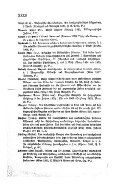 Bild der Seite - XXXII - in Biographisches Lexikon des Kaiserthums Oesterreich - Zichy-Zyka, Band 60
