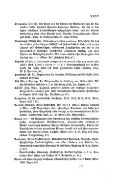 Bild der Seite - XXXV - in Biographisches Lexikon des Kaiserthums Oesterreich - Zichy-Zyka, Band 60
