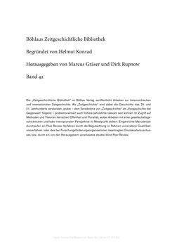 Bild der Seite - (000002) - in Zeitwesen - Autobiographik österreichischer Künstlerinnen und Künstler im Spannungsfeld von Politik und Gesellschaft 1900–1945