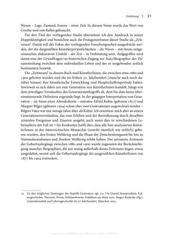 Bild der Seite - 21 - in Zeitwesen - Autobiographik österreichischer Künstlerinnen und Künstler im Spannungsfeld von Politik und Gesellschaft 1900–1945