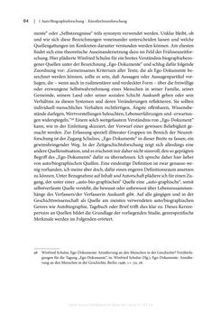 Bild der Seite - 64 - in Zeitwesen - Autobiographik österreichischer Künstlerinnen und Künstler im Spannungsfeld von Politik und Gesellschaft 1900–1945