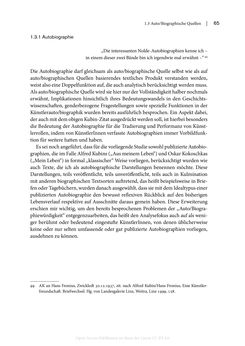 Bild der Seite - 65 - in Zeitwesen - Autobiographik österreichischer Künstlerinnen und Künstler im Spannungsfeld von Politik und Gesellschaft 1900–1945