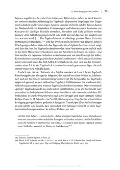 Bild der Seite - 75 - in Zeitwesen - Autobiographik österreichischer Künstlerinnen und Künstler im Spannungsfeld von Politik und Gesellschaft 1900–1945