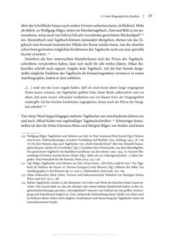 Bild der Seite - 77 - in Zeitwesen - Autobiographik österreichischer Künstlerinnen und Künstler im Spannungsfeld von Politik und Gesellschaft 1900–1945