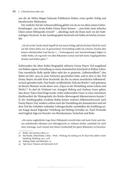 Bild der Seite - 92 - in Zeitwesen - Autobiographik österreichischer Künstlerinnen und Künstler im Spannungsfeld von Politik und Gesellschaft 1900–1945