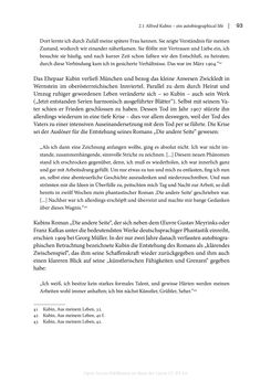 Bild der Seite - 93 - in Zeitwesen - Autobiographik österreichischer Künstlerinnen und Künstler im Spannungsfeld von Politik und Gesellschaft 1900–1945