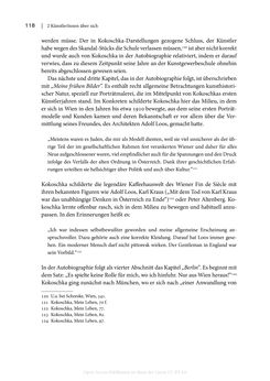 Bild der Seite - 118 - in Zeitwesen - Autobiographik österreichischer Künstlerinnen und Künstler im Spannungsfeld von Politik und Gesellschaft 1900–1945