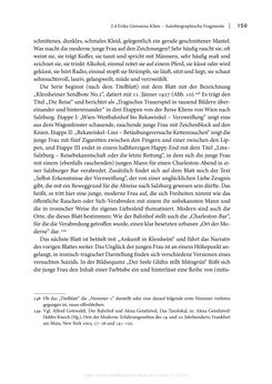 Image of the Page - 159 - in Zeitwesen - Autobiographik österreichischer Künstlerinnen und Künstler im Spannungsfeld von Politik und Gesellschaft 1900–1945