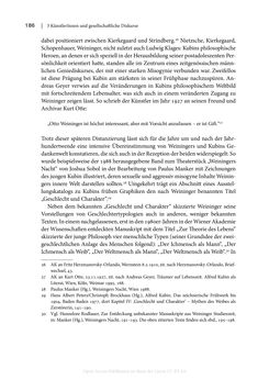 Bild der Seite - 186 - in Zeitwesen - Autobiographik österreichischer Künstlerinnen und Künstler im Spannungsfeld von Politik und Gesellschaft 1900–1945