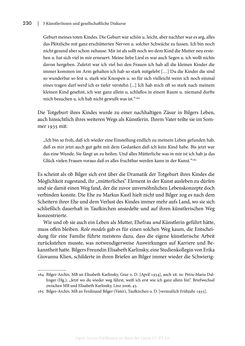 Bild der Seite - 230 - in Zeitwesen - Autobiographik österreichischer Künstlerinnen und Künstler im Spannungsfeld von Politik und Gesellschaft 1900–1945