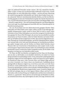 Bild der Seite - 309 - in Zeitwesen - Autobiographik österreichischer Künstlerinnen und Künstler im Spannungsfeld von Politik und Gesellschaft 1900–1945