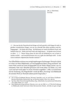 Bild der Seite - 323 - in Zeitwesen - Autobiographik österreichischer Künstlerinnen und Künstler im Spannungsfeld von Politik und Gesellschaft 1900–1945