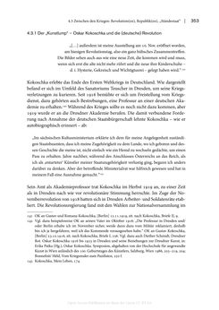 Image of the Page - 353 - in Zeitwesen - Autobiographik österreichischer Künstlerinnen und Künstler im Spannungsfeld von Politik und Gesellschaft 1900–1945