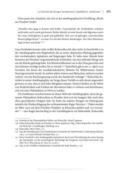 Bild der Seite - 355 - in Zeitwesen - Autobiographik österreichischer Künstlerinnen und Künstler im Spannungsfeld von Politik und Gesellschaft 1900–1945