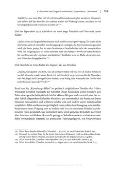 Bild der Seite - 359 - in Zeitwesen - Autobiographik österreichischer Künstlerinnen und Künstler im Spannungsfeld von Politik und Gesellschaft 1900–1945