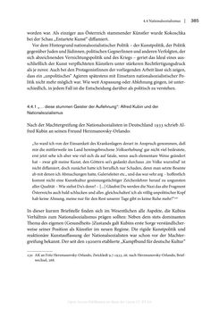 Image of the Page - 385 - in Zeitwesen - Autobiographik österreichischer Künstlerinnen und Künstler im Spannungsfeld von Politik und Gesellschaft 1900–1945