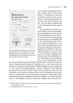 Bild der Seite - 389 - in Zeitwesen - Autobiographik österreichischer Künstlerinnen und Künstler im Spannungsfeld von Politik und Gesellschaft 1900–1945