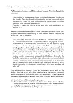Bild der Seite - 406 - in Zeitwesen - Autobiographik österreichischer Künstlerinnen und Künstler im Spannungsfeld von Politik und Gesellschaft 1900–1945