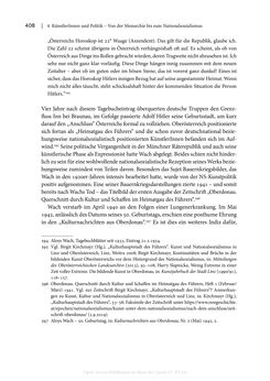Image of the Page - 408 - in Zeitwesen - Autobiographik österreichischer Künstlerinnen und Künstler im Spannungsfeld von Politik und Gesellschaft 1900–1945