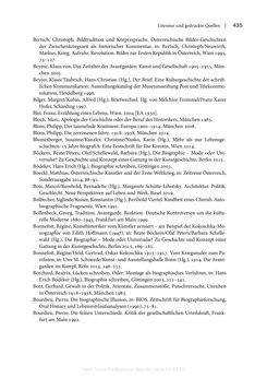 Bild der Seite - 435 - in Zeitwesen - Autobiographik österreichischer Künstlerinnen und Künstler im Spannungsfeld von Politik und Gesellschaft 1900–1945